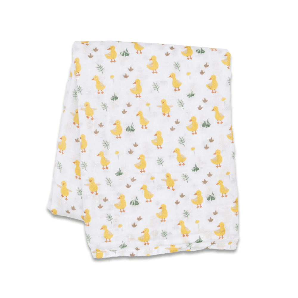 lulujo - Ducks Muslin Swaddle - Large