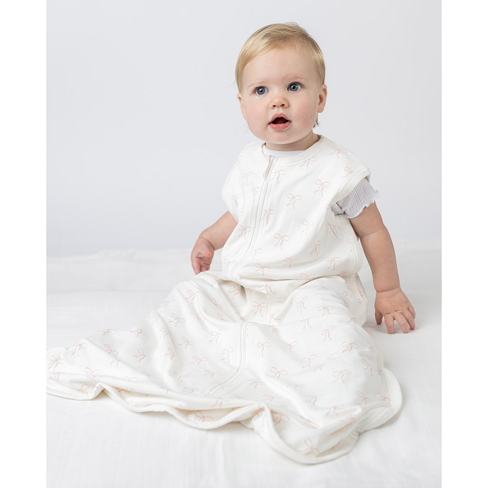 Lulujo Baby Girl's Tog 1.0 Bamboo Sleeping Bag - Bow