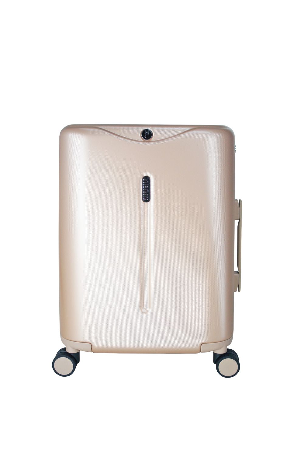 Miamily Carry-On Luggage Trolley Bag - Metallic Gold - 18-inch