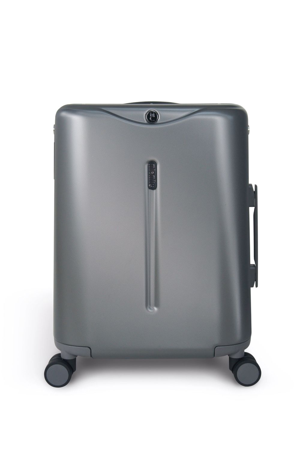 Miamily Carry-On Luggage Trolley Bag - Charcoal Grey - 18-Inch