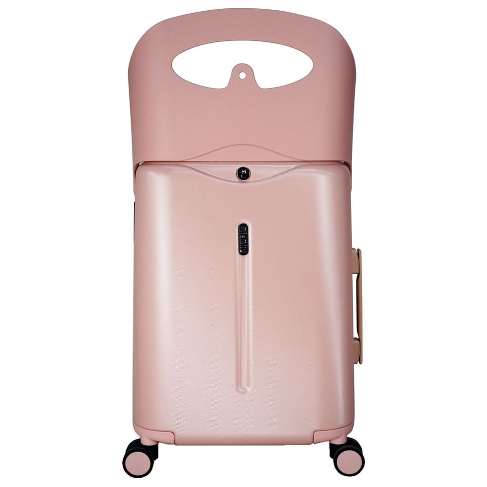Miamily Check-In Luggage Trolley Bag - Dusty Pink - 24-Inch