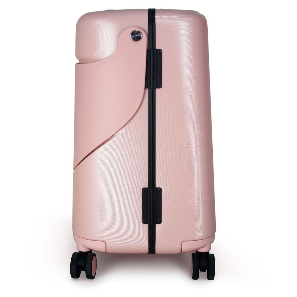 Miamily Check-In Luggage Trolley Bag - Dusty Pink - 24-Inch