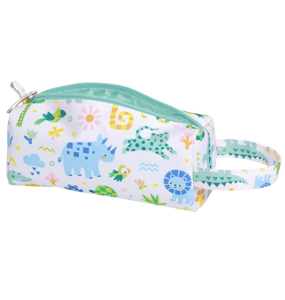 A Little Lovely Company - Pencil Case With Handle - Jungle