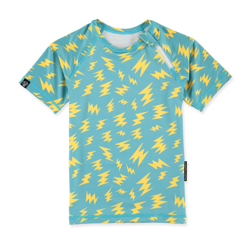 Beach & Bandits Bolts of Lightning Swim T-Shirt