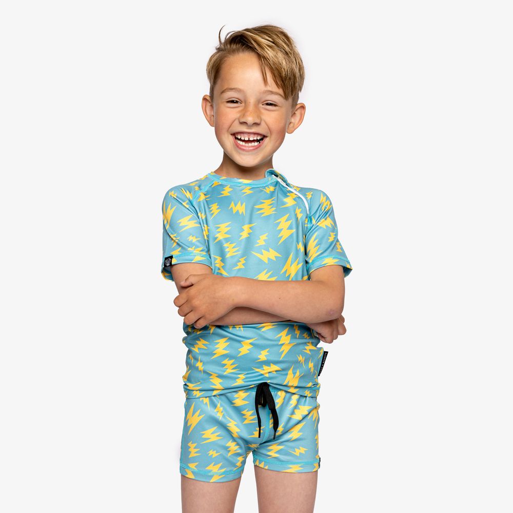 Beach & Bandits Bolts of Lightning Swim T-Shirt