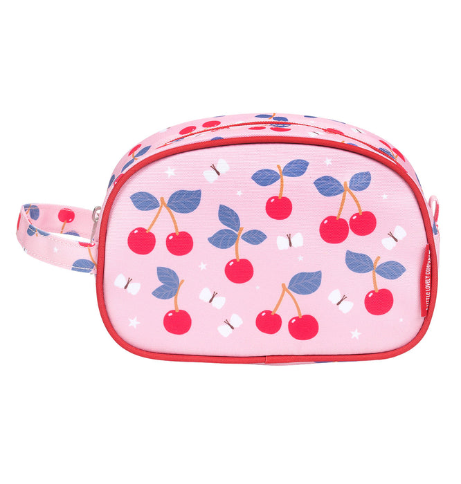 A little Lovely Company - Cherries Print Toiletry Bag