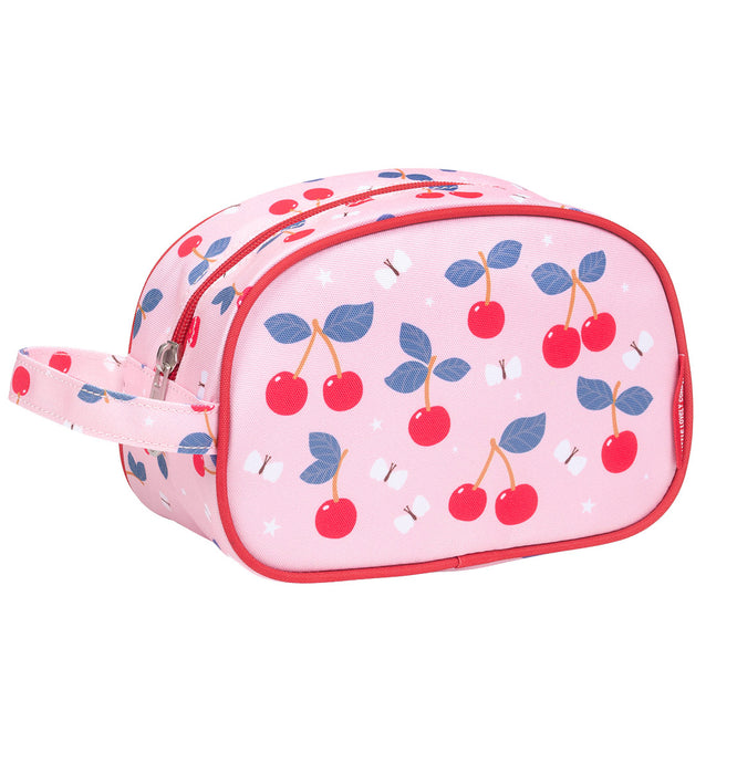 A little Lovely Company - Cherries Print Toiletry Bag