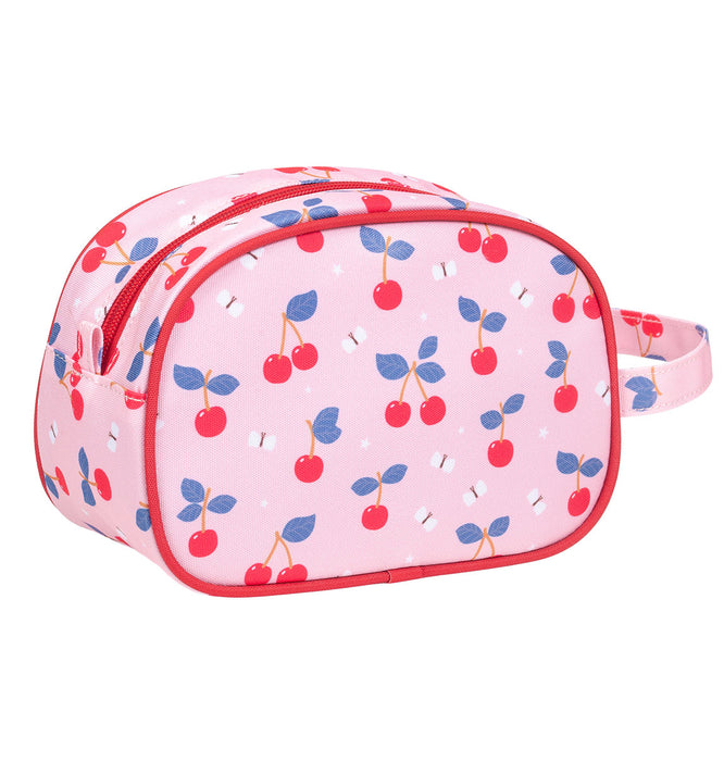 A little Lovely Company - Cherries Print Toiletry Bag