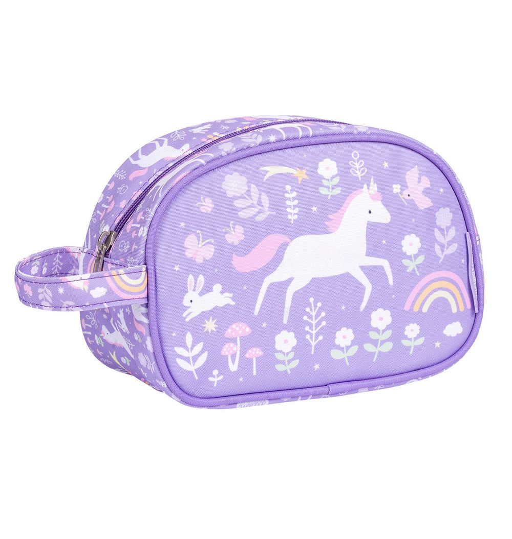 A Little Lovely Company - Kid's Toiletry Bag - Unicorn Dreams