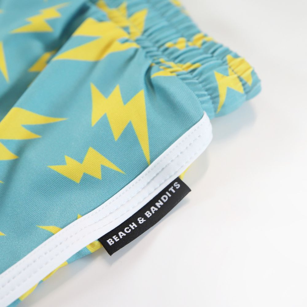 Beach & Bandits Bolts of Lightning Swim Trunks