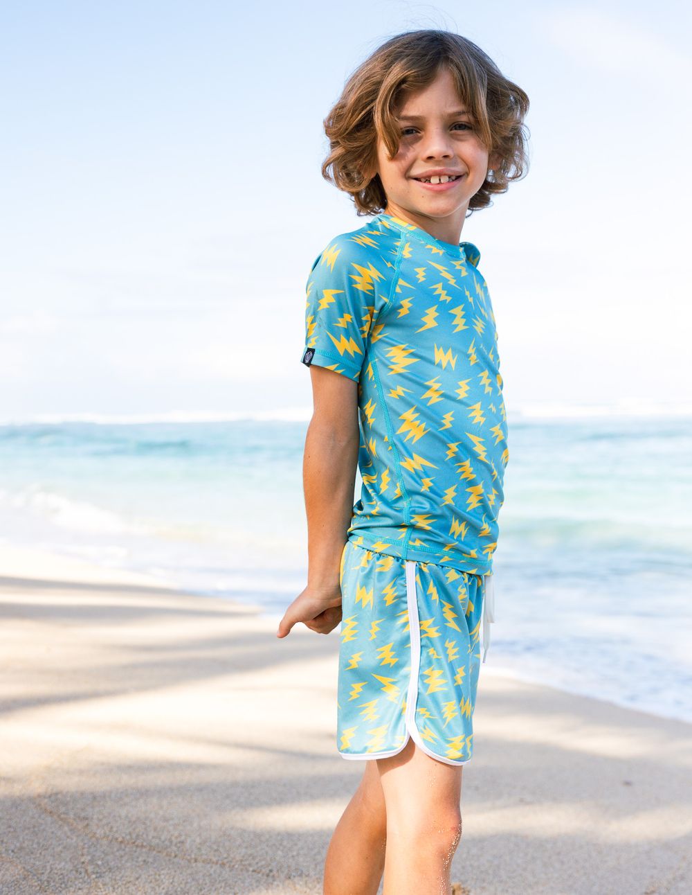 Beach & Bandits Bolts of Lightning Swim Trunks