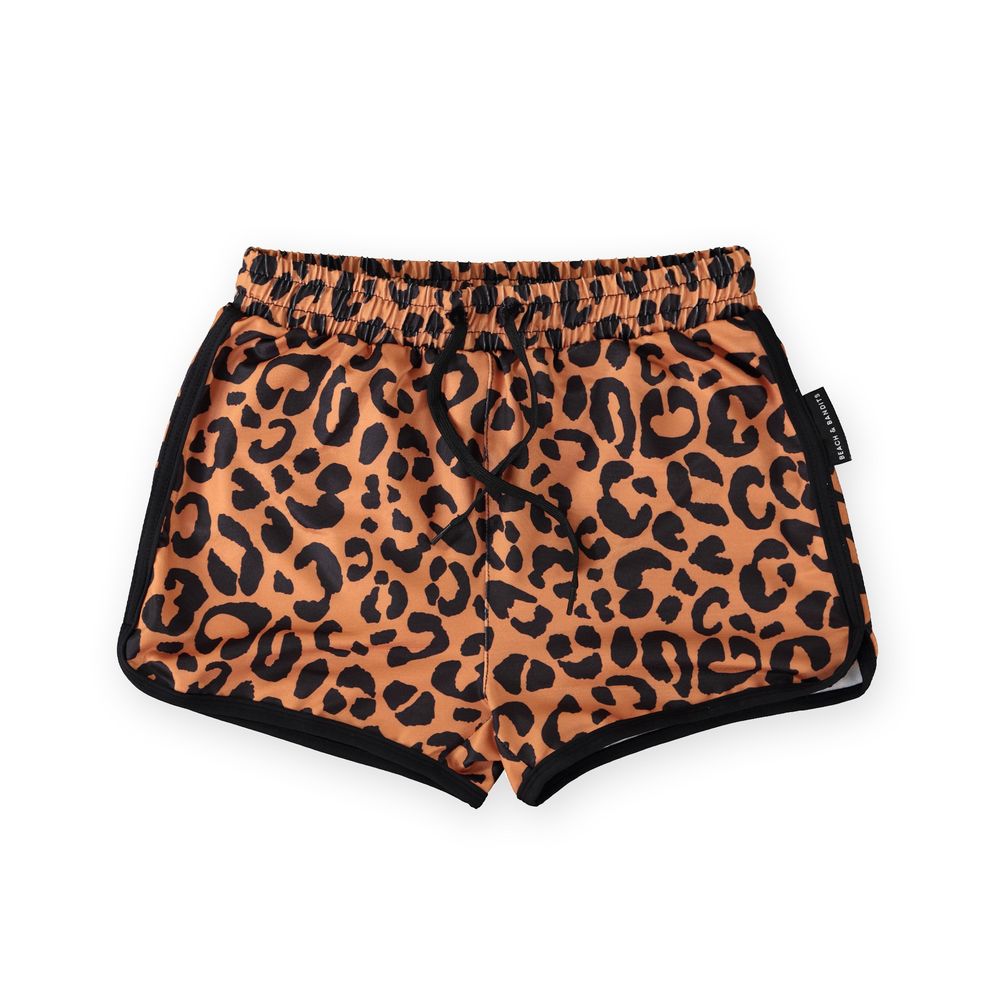 Beach & Bandits Coco Leopard Swim Trunks