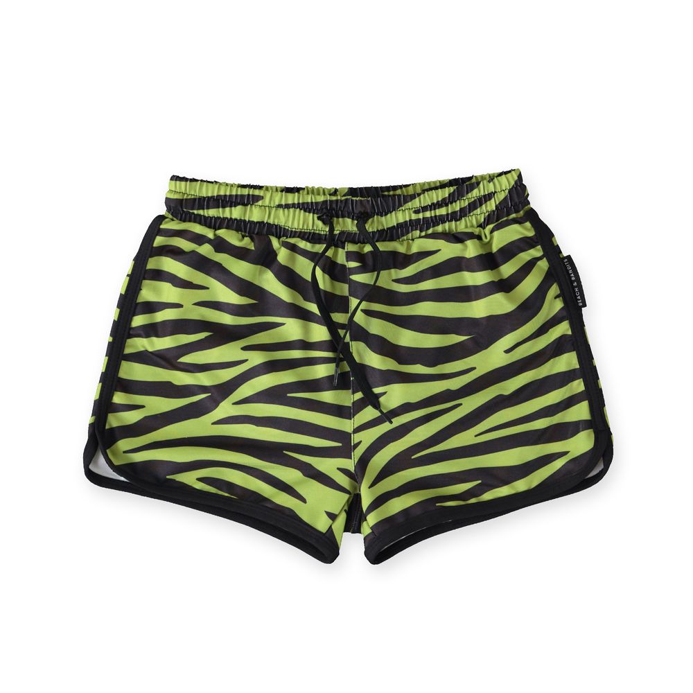 Beach & Bandits Go Pesto Swim Trunks