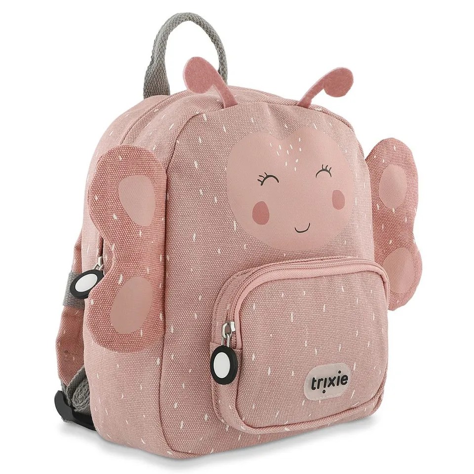 Trixie - Essential School Backpack, Lunch Box & Stainless Steel Water Bottle Set - Mrs. Butterfly - 3 Pcs