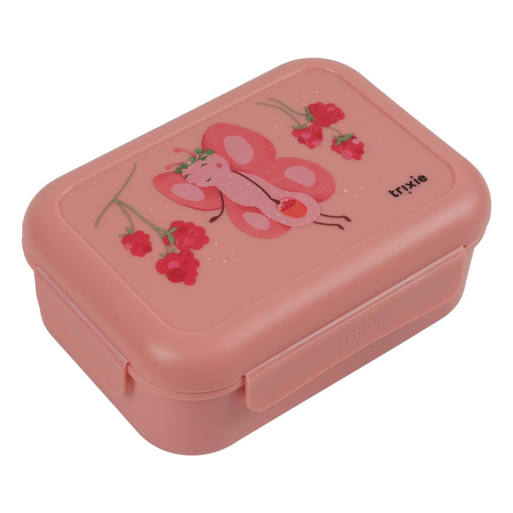 Trixie - Leakproof School Lunch Box, Snack Box & Tritan Bottle Set - Mrs. Butterfly - 3 Pcs