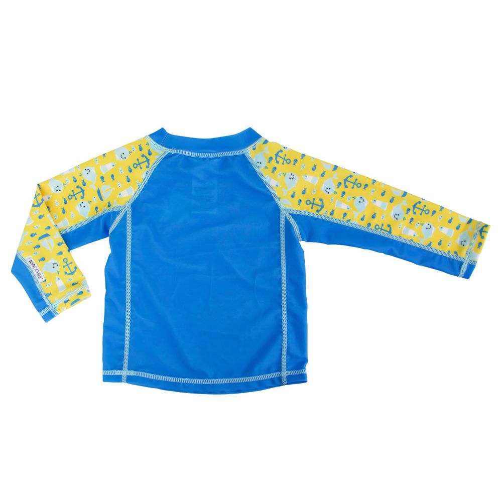 Zoocchini Baby Rash Guard Long Sleeved Swim Top - Whale