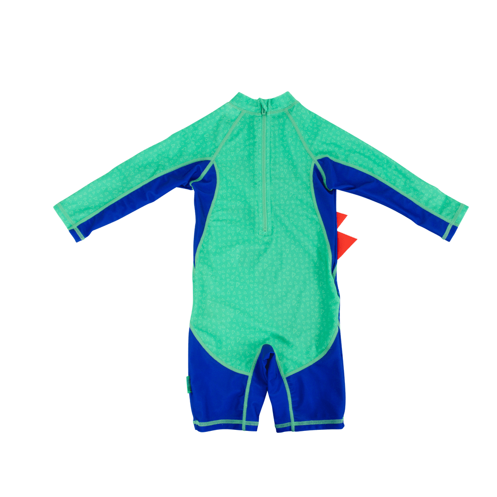 Zoocchini Baby/Toddler Dino One-Piece Rashguard Swimsuit