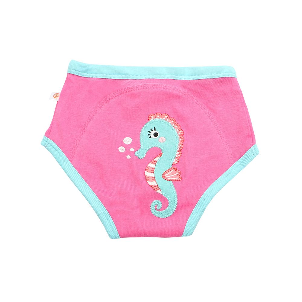 Zoocchini - Toddler Organic Potty Training Pants - Ocean Gals - Pack of 3_3-4 yrs