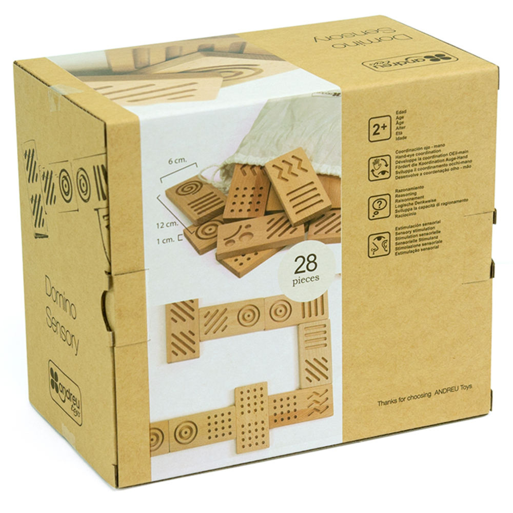 Andreu Toys - Domino Sensory Playset - 29pcs