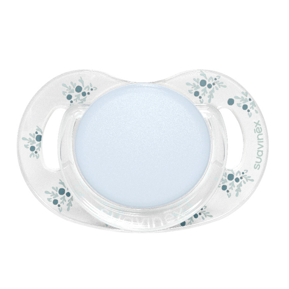 Suavinex - Poetry Poem Soother With SXPro Physiological Silicone Teat - Blue - 0-6M