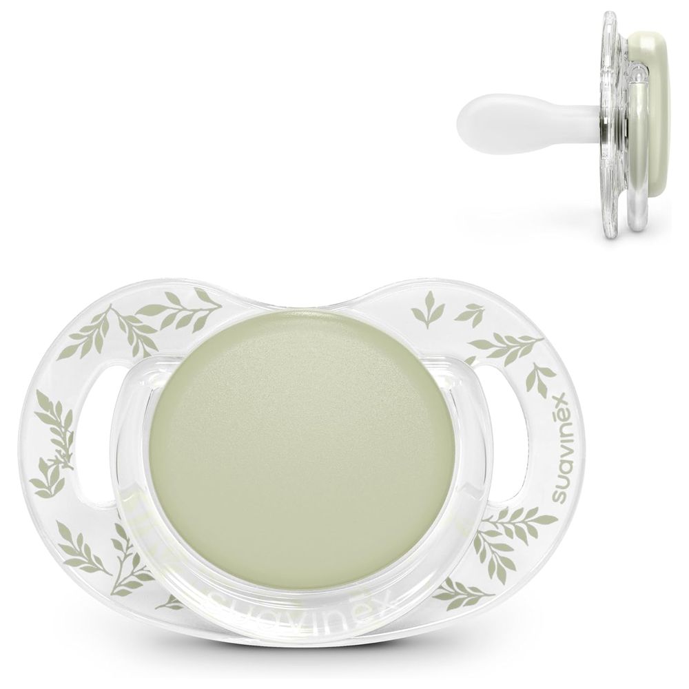 Suavinex - Poetry Poem Soother With SXPro Physiological Silicone Teat - Green - 0-6M