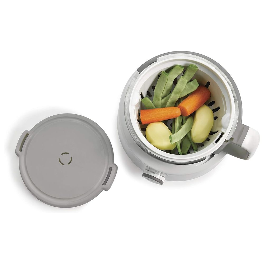 Suavinex 5-In-1 Baby Kitchen Robot Food Processor - White