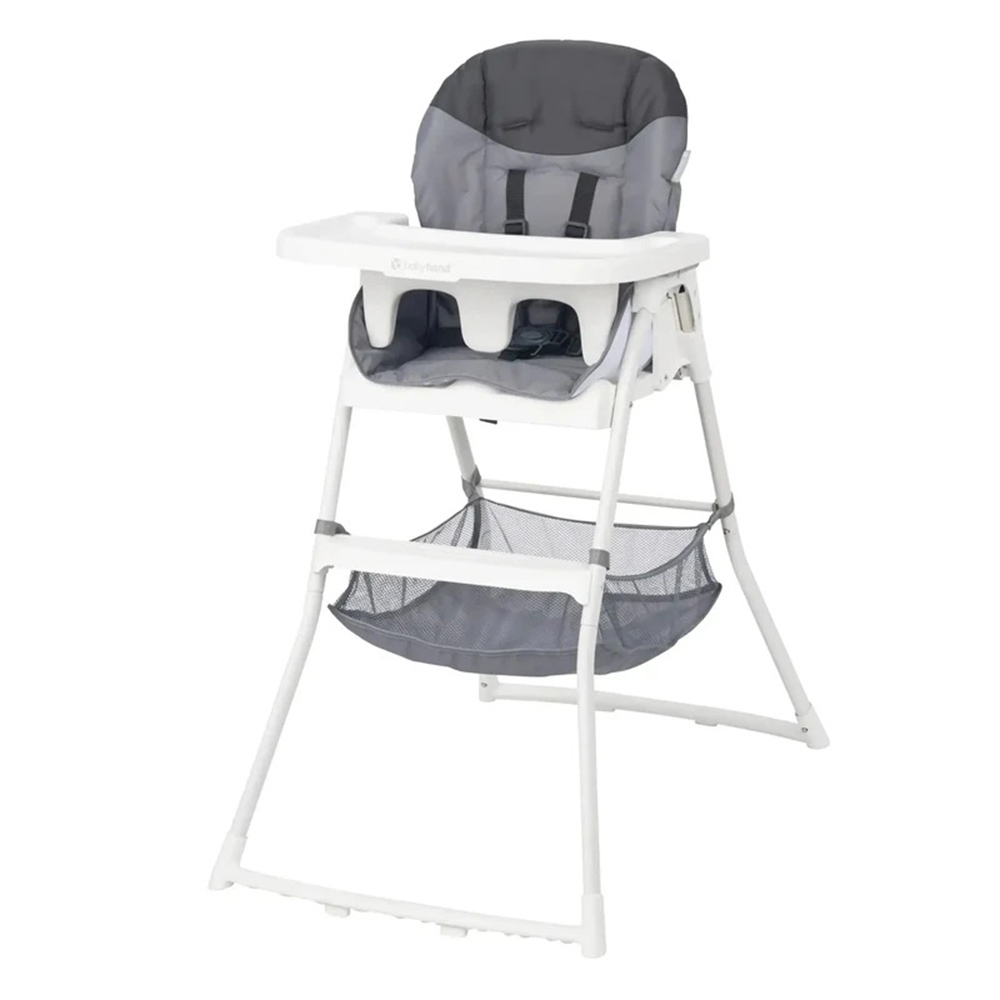 Babytrend - Flat Fold High Chair - Stellar Grey