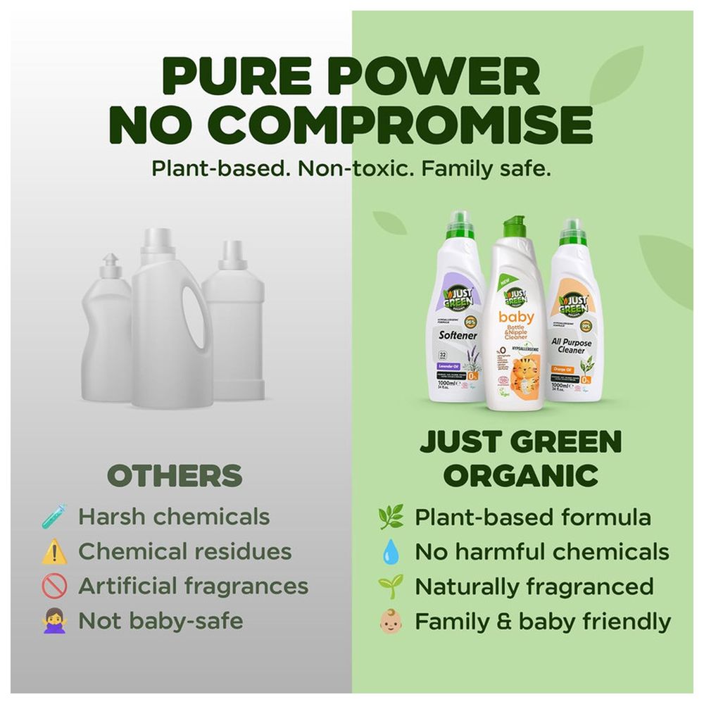 Just Green Organic - Baby Bottle And Nipple Cleaner - 750 ml