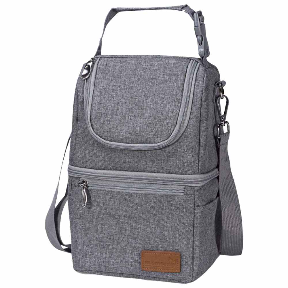 Momcozy - Multi-Function Breastmilk Cooler Bag - Grey