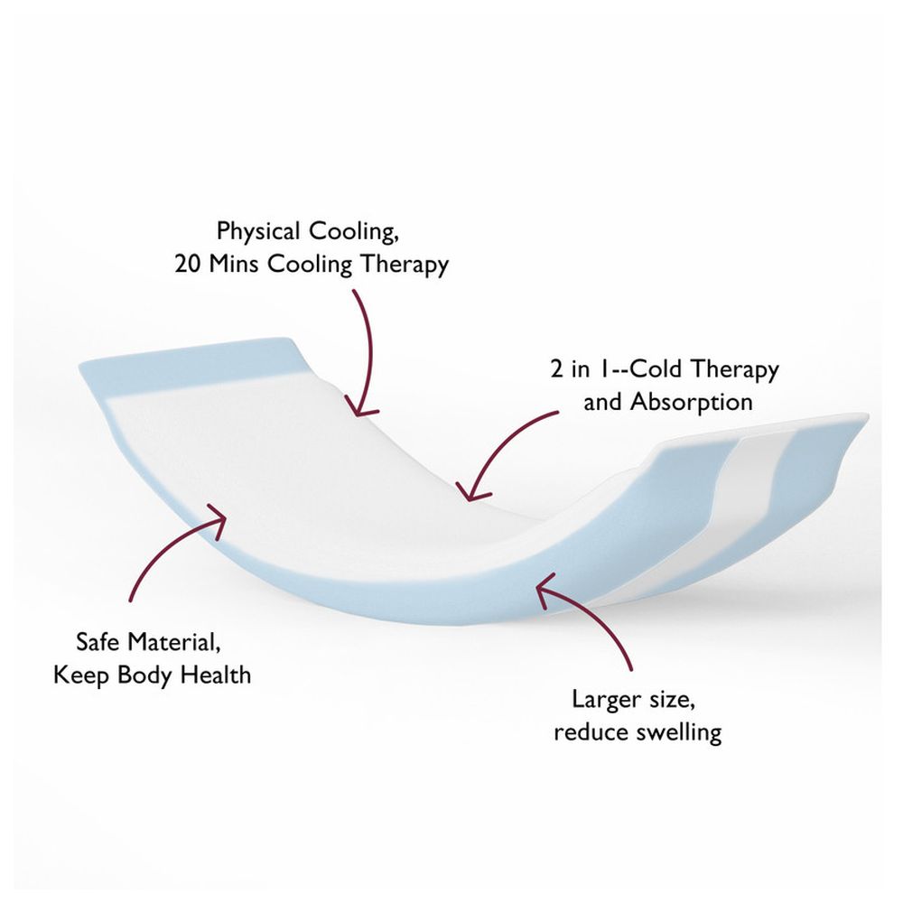 Momcozy Instant Cold Soothing Pad - Pack Of 8