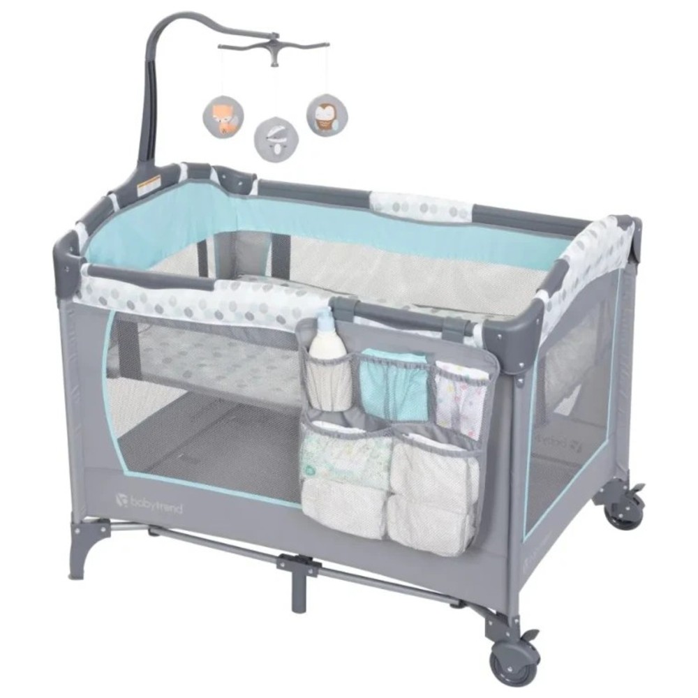 Babytrend - EZ Rest Nursery Center Playard - Leaf Geo