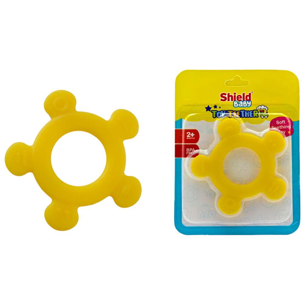 Shield Baby - Toy Teether - Color & Design May Vary - 1 Pc