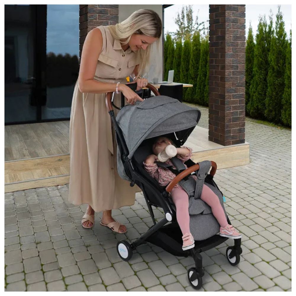 Baby Trend - Zenda Compact All-Terrain Stroller - Stellar Grey