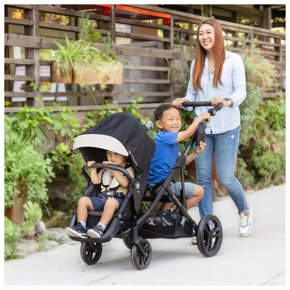 Babytrend - Morph Single to Double Modular Stroller Travel System - Madrid Tan