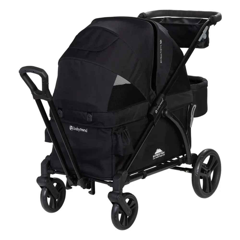 Baby Trend - Expedition 2-in-1 Stroller Wagon PLUS - Ultra Black