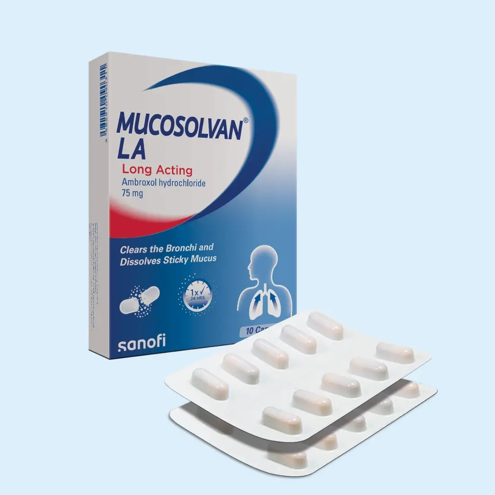 Mucosolvan LA 75mg - 10 Capsule