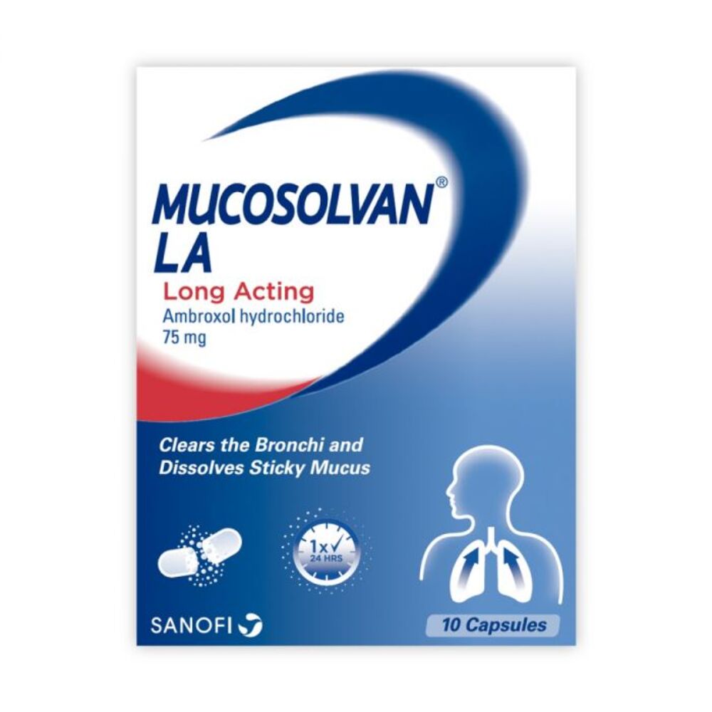Mucosolvan LA 75mg - 10 Capsule