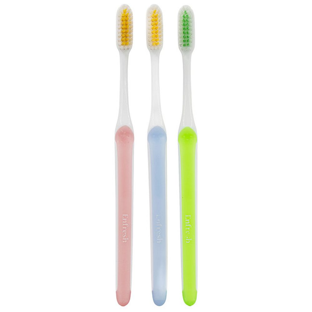 Enfresh Dual Strata Toothbrush - 3 Pcs