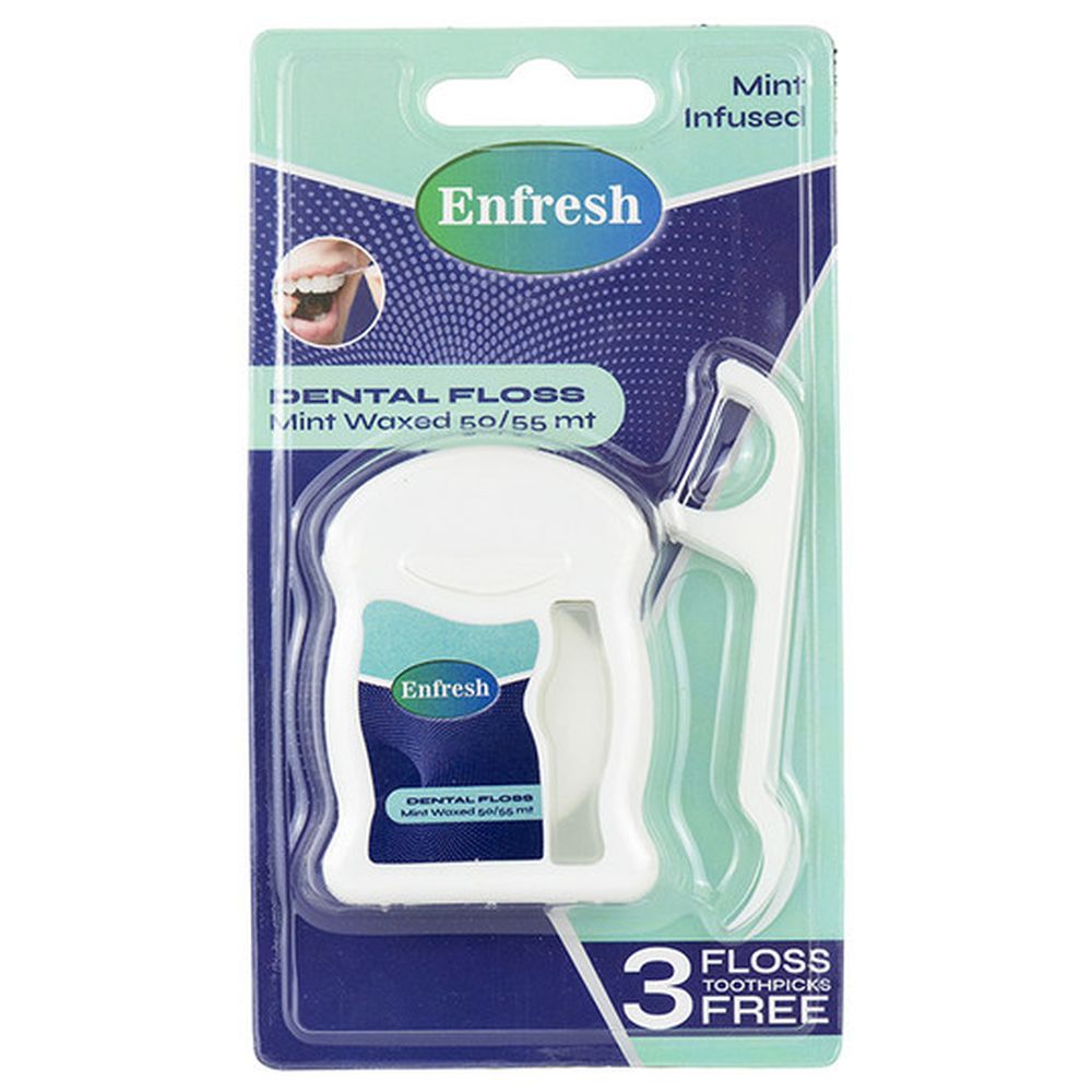 Enfresh - Dental Floss Mint Waxed - 50/55M