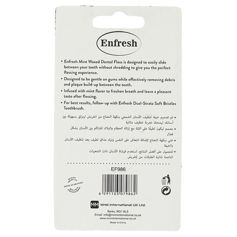 Enfresh - Dental Floss Mint Waxed - 50/55M