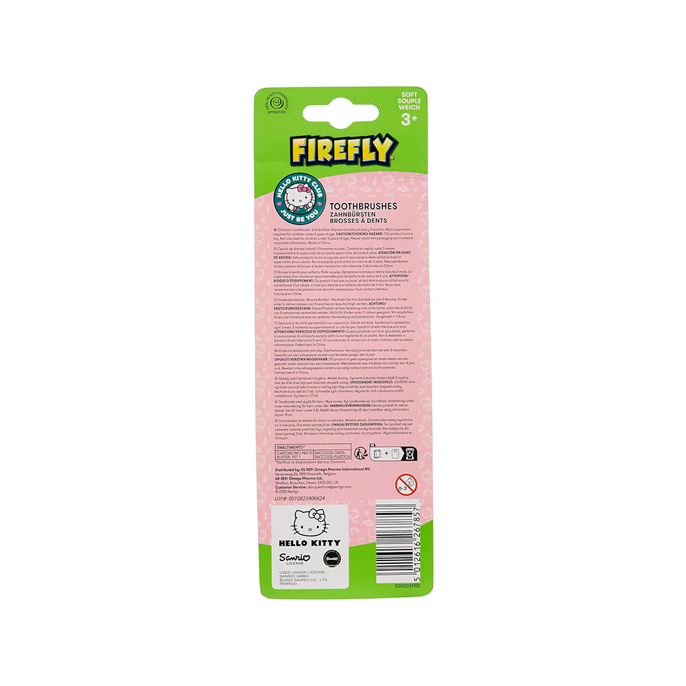 Firefly Hello Kitty Kids Toothbrush - 3 Pcs