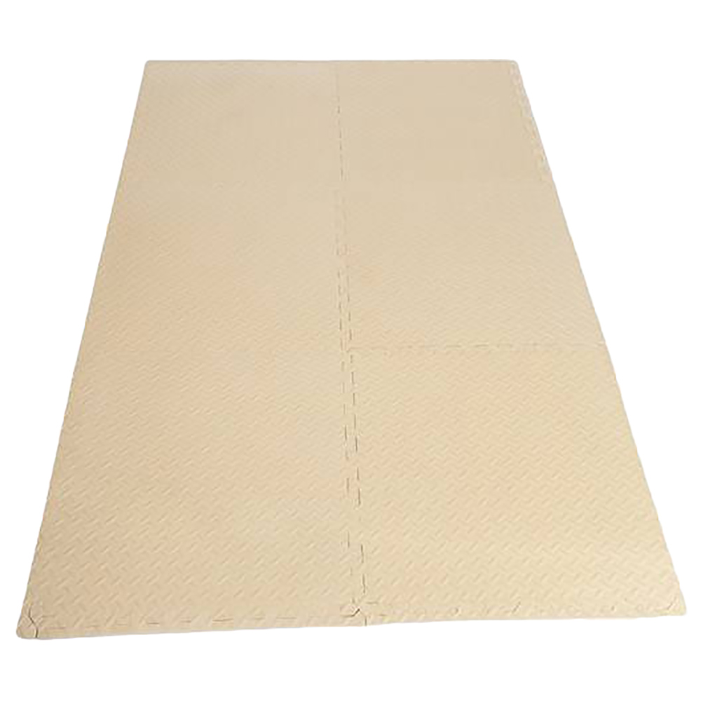 The Play Room - Foam Playmat - Beige - 6pcs