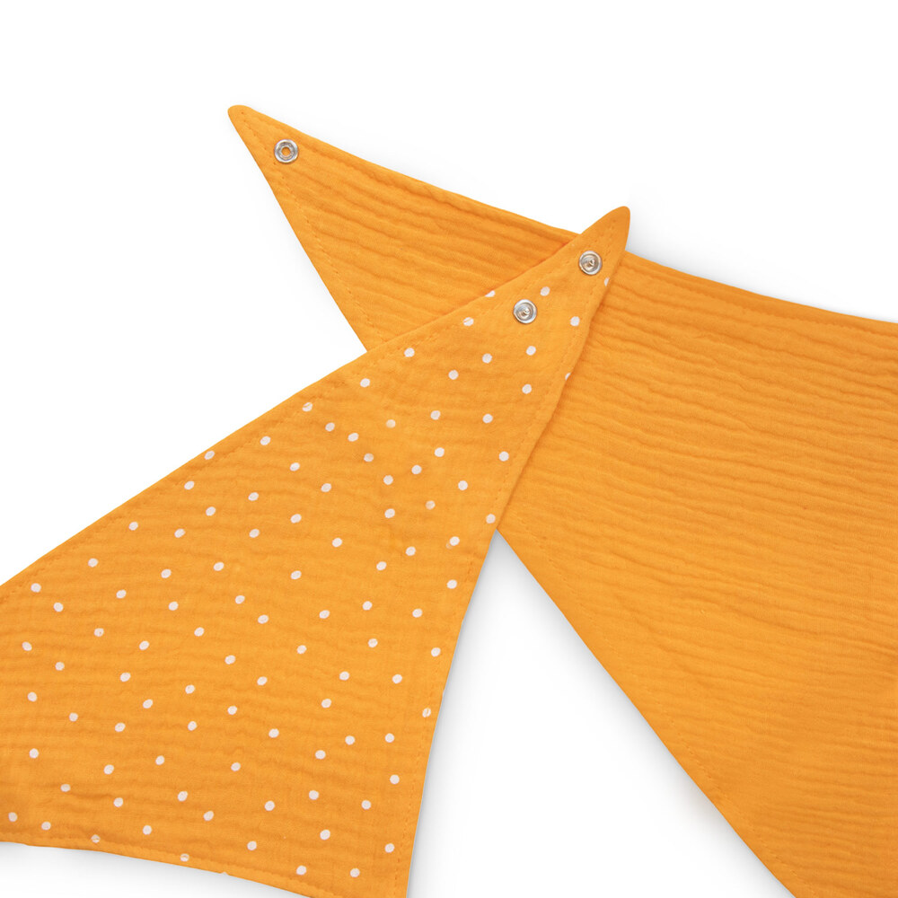 Baboo - Double Layer Muslin Bandana Bib - Peachy Keen - 2pc