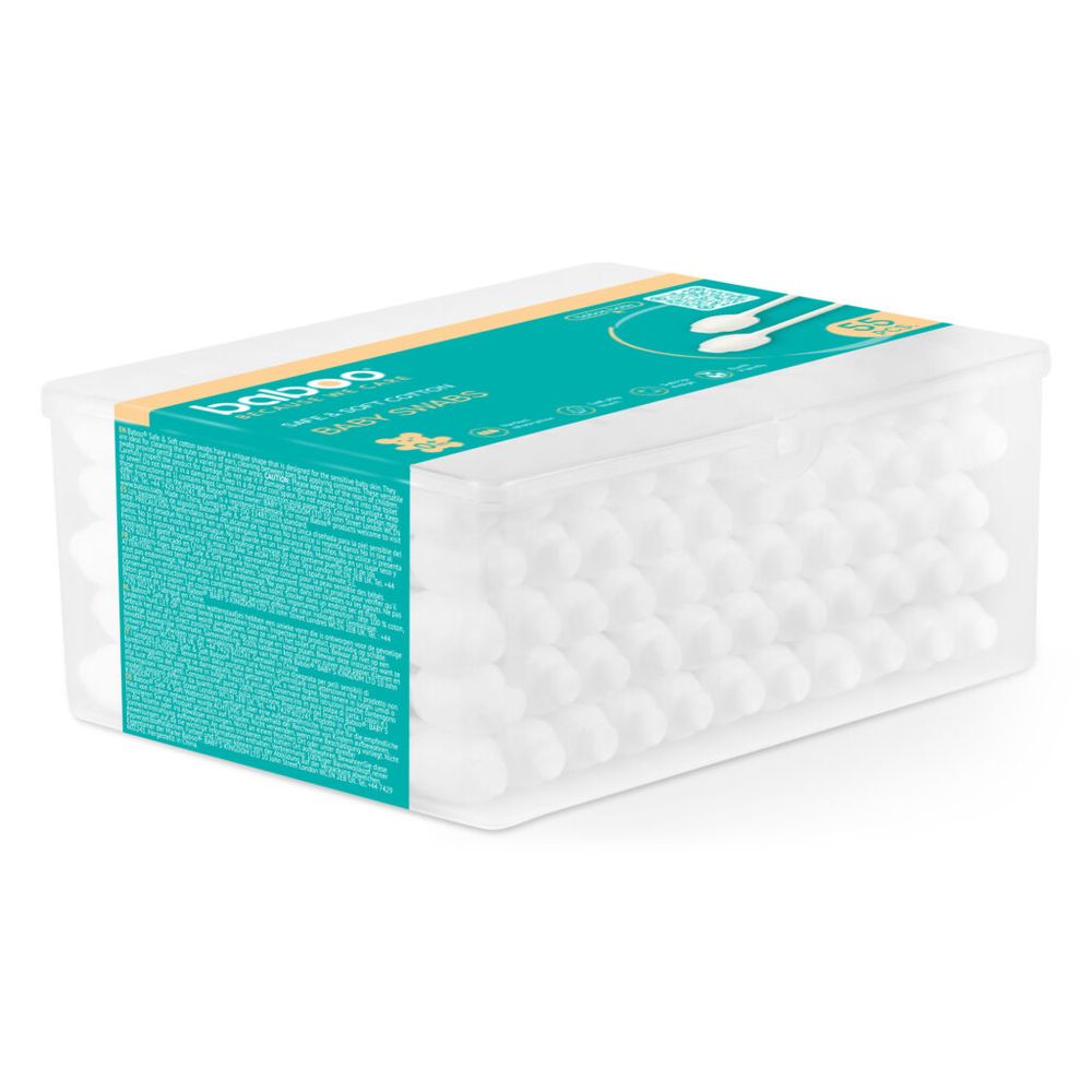Baboo - Soft Baby Cotton Swab - 55 Pc Set