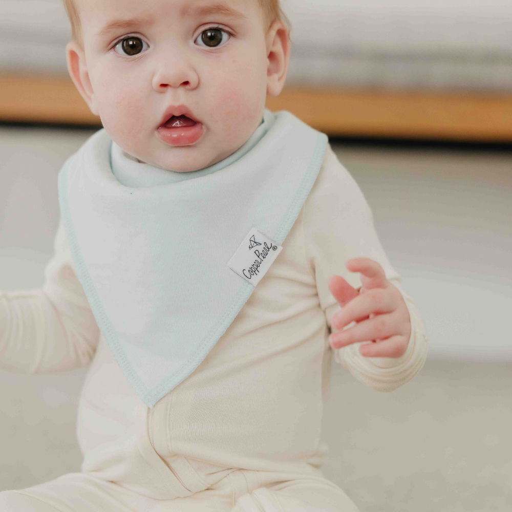 Copper Pearl - Baby Bandana Bibs - 4 Pc Set