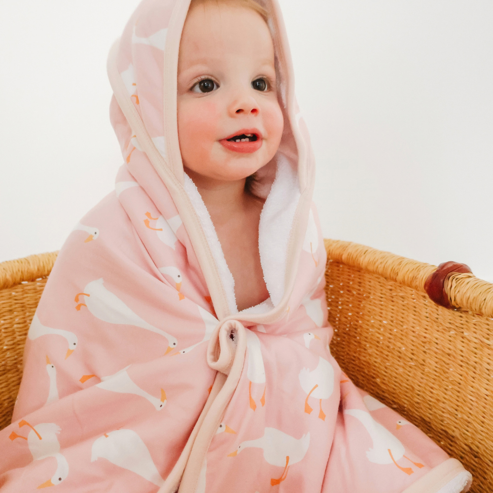 Copper Pearl - Baby Premium Knit Hooded Towel - Goosie