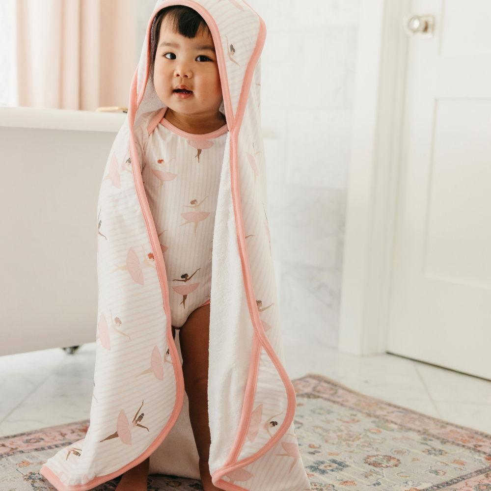 Copper Pearl - Baby Premium Knit Hooded Towel - Katerina
