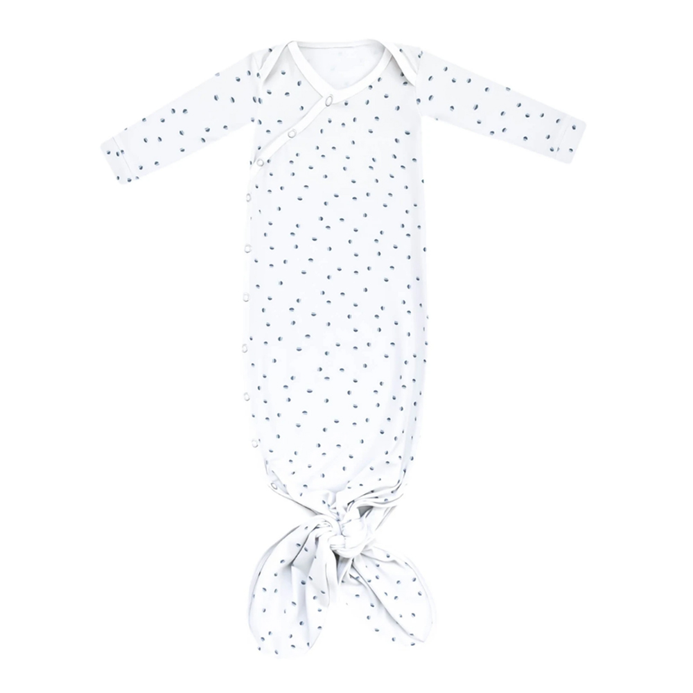 Copper Pearl - Newborn Knotted Sleepsuit - Haze