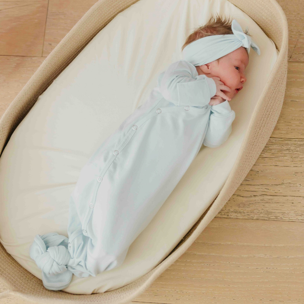 Copper Pearl - Newborn Knotted Sleepsuit