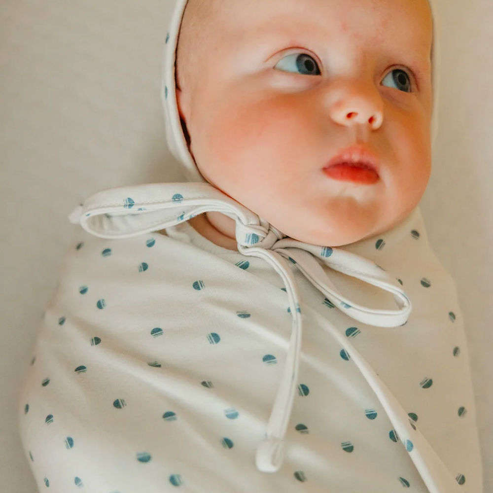 Copper Pearl - Baby Knit Swaddle Blanket - Haze